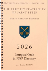 2026 Liturgical Ordo & FSSP Directory